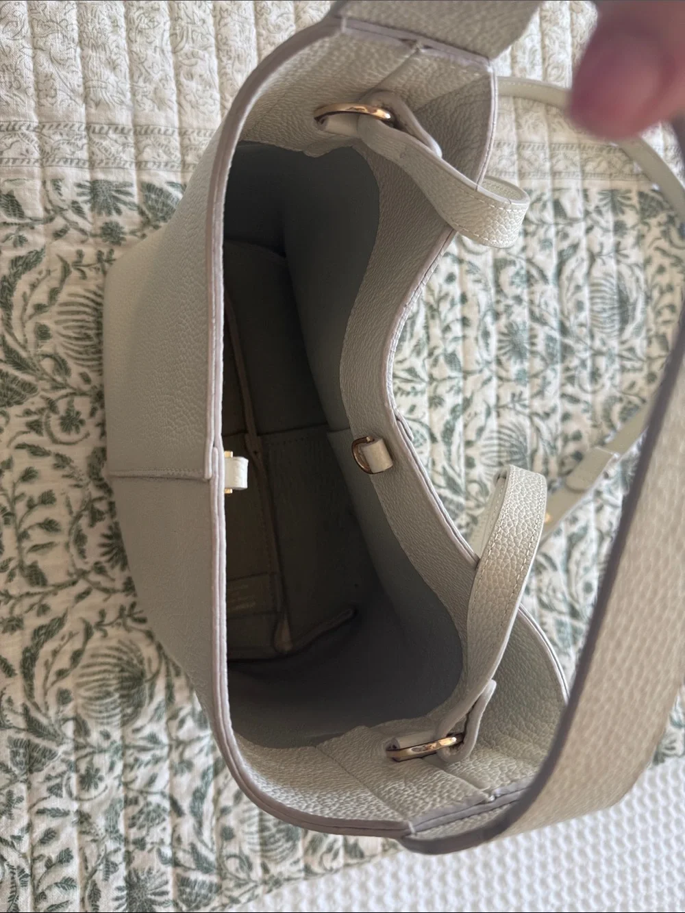 Banana Republic Italian Leather Bucket Bag
